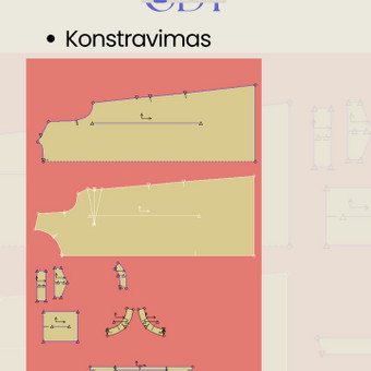 Drabužių konstravimas Panevėžys Odeta Rickevičė nuotrauka 1