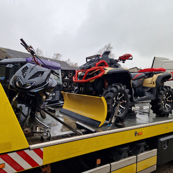 Motociklų pervežimas Klaipėda Mb Savas Tralas LT nuotrauka 6