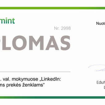 LinkedIn auditas Vilnius Milda Auglytė nuotrauka 15