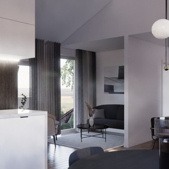 Interjero vizualizacijų kūrimas Vilnius Bonatelier Spaces nuotrauka 2