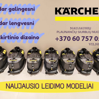 Plaunamo siurblio nuoma Vilnius Karcher Nuoma nuotrauka 7