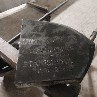 Paminklų peršlifavimas kai trūksta vietos įamžinti savo artimojo žmogaus inicialus. Kaunas Kauno Antkapiai nuotrauka 33 Paminklų peršlifavimas Kaunas Kauno Antkapiai nuotrauka 33