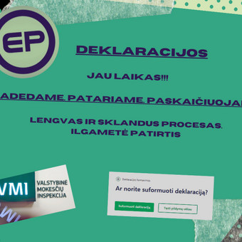 Deklaracijų pildymas/konsultavimas pildymo klausimais Vilnius Easy Process nuotrauka 1