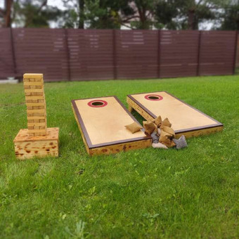 XL Jenga – klasikinis žaidimas, kuris suteiks įtampos ir juoko! Kiekvienas judesys – adrenalinas ir linksmybės! (Nuotraukos kairėje) Klaipėda Lauko žaidimų nuoma nuotrauka 3 XL Jenga Klaipėda Lauko žaidimų nuoma nuotrauka 3