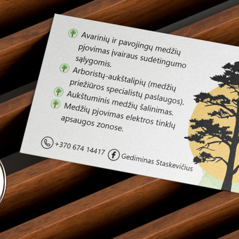 Vizitinių kortelių maketavimas Kaunas Eglė Muralienė nuotrauka 4