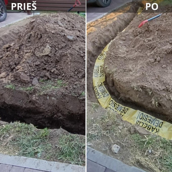 Lauko elektros darbai, kasimo darbai Kaunas MB DORANKIS nuotrauka 12