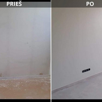 Sienų glaistymas Kaunas Jonas nuotrauka 6
