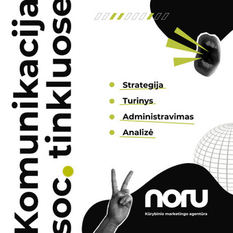 Komunikacija socialiniuose tinkluose Vilnius NORU kūrybinio marketingo agentūra nuotrauka 3