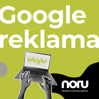 Google Ads reklama Vilnius NORU kūrybinio marketingo agentūra nuotrauka 6