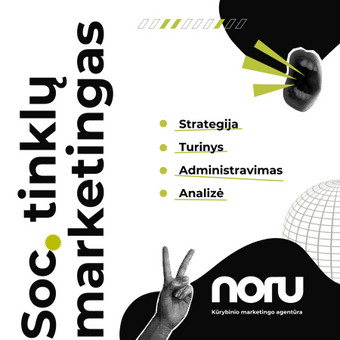 Socialinių tinklų marketingas (Social media marketing) Vilnius NORU kūrybinio marketingo agentūra nuotrauka 5