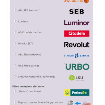 Kaunas Urbon capital, MB nuotrauka 5 Mokėjimo sistemų pajungimas Kaunas Urbon capital, MB nuotrauka 5