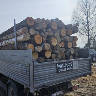 Malkos rąstais Šiauliai Malkos nuotrauka 2 Malkos rąstais Šiauliai Malkos nuotrauka 2