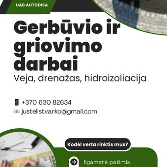 Šlaitų tvirtinimas ir apželdinimas. Vilnius Justinas nuotrauka 4 Šlaitų tvirtinimas ir apželdinimas Vilnius Justinas nuotrauka 4