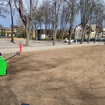 Vejos įrengimas: sėjimas, ruloninė veja Klaipėda Dirvita nuotrauka 3
