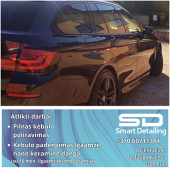 Pilnas estetikos paketas (15 mėn. danga): Klaipėda Smart Detailing | Klaipėda nuotrauka 9