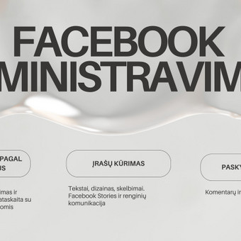 Siūlau pilną Facebook administravimo paslaugą – nuo strategijos iki įrašų kūrimo ir bendravimo su sekėjais. Panevėžys Laura Jakupkaite nuotrauka 2 Facebook administravimas Panevėžys Laura Jakupkaite nuotrauka 2