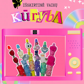 Vaikai šventės metu iš įvairiaspalvių karoliukų dekoruos rašiklius - rašymas taps dar įdomesnis ir linksmesnis!✨ Vilnius Akimirka nuotrauka 3 KŪRYBINĖS DIRBTUVĖS - RAŠIKLIAI Vilnius Akimirka nuotrauka 3