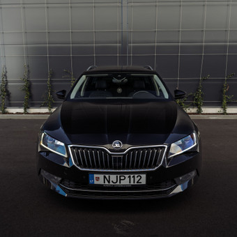 Škoda Superb 2.0 L, dyzelinas, universalas, automatinė pavarų dėžė Klaipėda Bilrenta nuotrauka 3