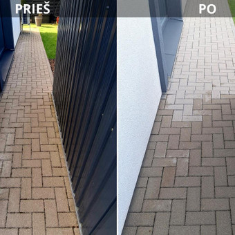 Teikiame Trinkelių valymo paslaugas su atciju užlavimu po valymo darbų. Vilnius MB Meistrų Olimpas nuotrauka 7 Trinkelių plovimas Vilnius MB Meistrų Olimpas nuotrauka 7