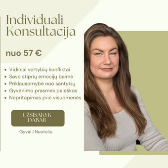 Esant konflikte su savimi ar santykyje su kitais žmonėmis - padedu priimti save visą, lengviau išreikšti savo poreikius bei išlaikyti vidinį balansą konflikto metu. Taikomos NVC ir MAK metodikos. Kaunas Simona Zdanavičiūtė nuotrauka 4 Individualios konsultacijos Kaunas Simona Zdanavičiūtė nuotrauka 4