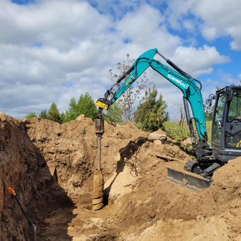 Ekskavatoriaus nuoma Vilnius MB Environfix nuotrauka 1