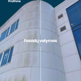 Fasadų plovimas Vilnius MB ProShine nuotrauka 12