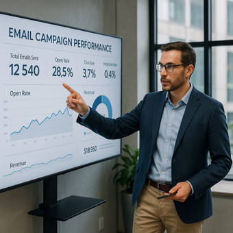 AI (DI) generuoja personalizuotas drip-email kampanijas: +52 % open rate, +332 % click rate. Padidinkite ROI, sutaupykite laiką. Kaina nuo €800, palaikymas nuo €800/mėn. Vilnius Deus Prime AI nuotrauka 9 AI (DI) email-marketingas ir drip-kampanijos Vilnius Deus Prime AI nuotrauka 9