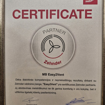 Vėdinimo sistemų montavimas Kaunas easy2vent nuotrauka 1