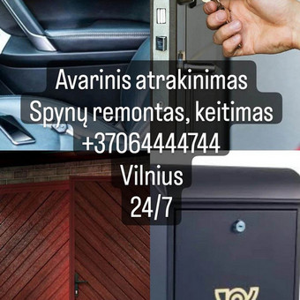 Avarinis automobilio atrakinimas Vilnius Atrakinimas ,keitimas nuotrauka 1