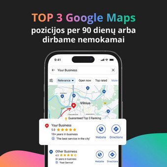 Local SEO paslaugos (Google Maps SEO) Vilnius Vilius Jankeliūnas | MB Manvi Media nuotrauka 5