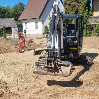Mini ekskavatoriaus nuoma Šiauliai Rokas nuotrauka 6