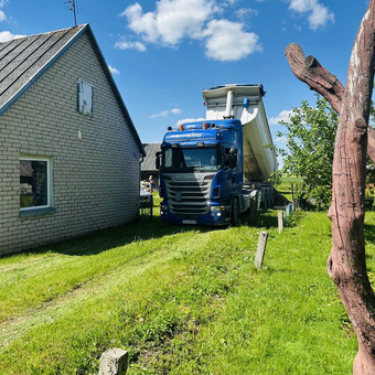 Skalda Pakruojo rajonas UAB KLIMERA žvyras smėlis skalda nuotrauka 3