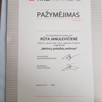 Personalo administravimas Ukmergės rajonas Rūta Janulevičienė nuotrauka 3