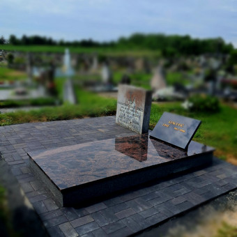 Granito plokštės kapams, dengimas Vilnius Kapaviečių tvarkymas nuotrauka 5