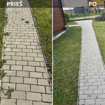 Kaunas Erikas Seniūnas nuotrauka 2 Trinkelių valymas Kaunas Erikas Seniūnas nuotrauka 2