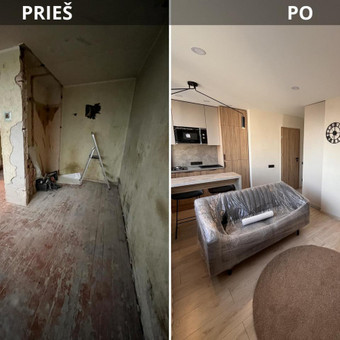 Laminato klojimas Kaunas Gipso Vizija nuotrauka 2