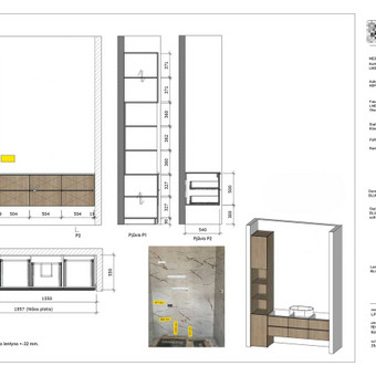 Vonios baldų projektavimas Vilnius Kornelija P. nuotrauka 3
