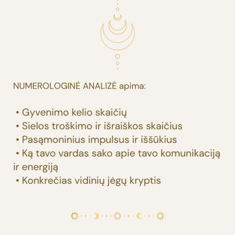 Remiantis tavo gimimo data ir vardu, sudaromas skaičių portretas: gyvenimo kelio skaičius, sielos troškimas, asmenybės bruožai ir tavo likimo kryptis. Kaunas Mistikos biuras nuotrauka 2 Numerologinė analizė Kaunas Mistikos biuras nuotrauka 2