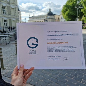 Geštalto terapija Vilnius Karolina Žičkė (Adomaitytė) nuotrauka 1