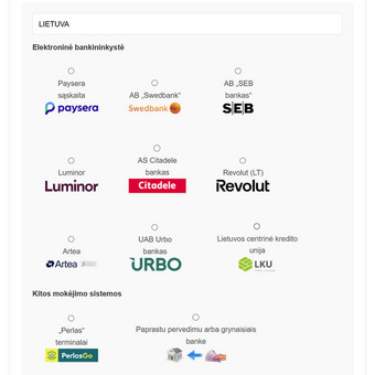 Paypal, Paysera, ir kitų mokėjimo sistemų įskiepių diegimas jau esančioje parduotuvėje. Užsisakius el. parduotuvės kūrimą ši paslauga įskaičiuota į kūrimo kainą. Kaunas Emilis nuotrauka 2 Mokėjimo sistemų pajungimas Kaunas Emilis nuotrauka 2