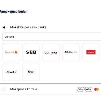 Mokėjimo sistemų pajungimas Vilnius Aurimas nuotrauka 5