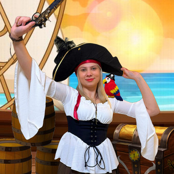 Kartu su pirate ieškosime paslėpto lobio, maitinsime ryklius, kovosime kardais, „vogsime“ undinių perlus ir prisieksime piratų priesaiką! Vilnius Dominyka nuotrauka 5 Lobio paieška Vilnius Dominyka nuotrauka 5