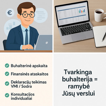 Mažosios Bendrijos buhalterinė apskaita Vilnius Artūras nuotrauka 7
