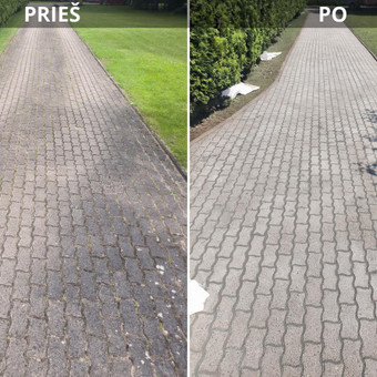 Trinkelių valymas Biržų rajonas Vienas žingsnis - plovimo paslaugos nuotrauka 2