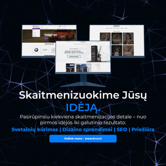 Kuriame aukštos kokybės elektronines parduotuves, užtikrindami visus norimus funkcionalumus. Įgyvendiname net ir sudėtingesnius, individualius sprendimus. Kaunas Karolis - KRCX nuotrauka 1 El. parduotuvių kūrimas Kaunas Karolis - KRCX nuotrauka 1