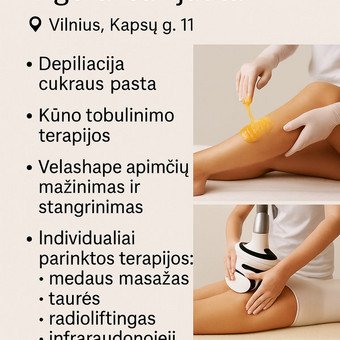 Bikini depiliacija Vilnius JustiSan grožio namai nuotrauka 3