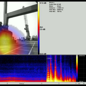 Triukšmo šaltinio identifikavimas akustine kamera Vilnius UAB Tyrimų laboratorija nuotrauka 4