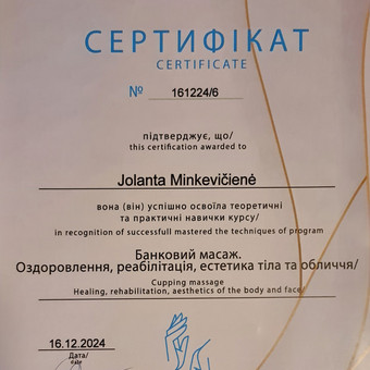 Vakuuminis masažas Vilnius Jolanta Minkevičienė nuotrauka 8