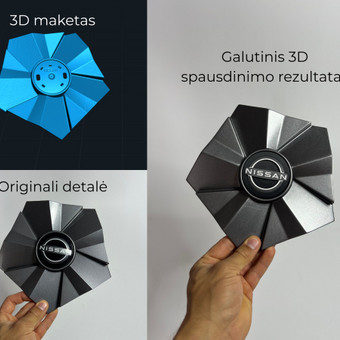 Spausdiname plastikines detales iš įvairių medžiagų, galimas spalvotas spausdinimas ir integracija su magnetais, NFC lustais bei kitais elementais. Tinka prototipams ir funkcionalioms dalims Kaunas printorama nuotrauka 1 3D spausdinimas Kaunas printorama nuotrauka 1