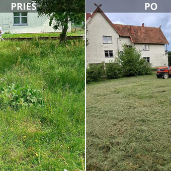 Žolės pjovimas Klaipėda VšĮ Heide nuotrauka 1